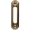 Heath-Zenith Heath Zenith Antique Brass Metal Wired Pushbutton Doorbell SL-550-90